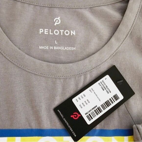 New! Peloton Studio Side Slit Tank Sleeveless Scoopneck Top - Picture 10 of 11